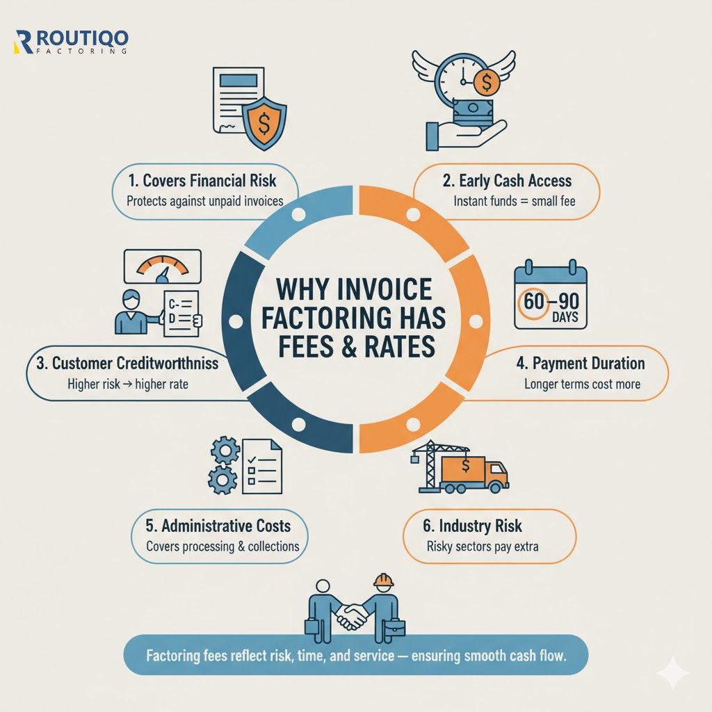 why invoice factoring has fees and rates
